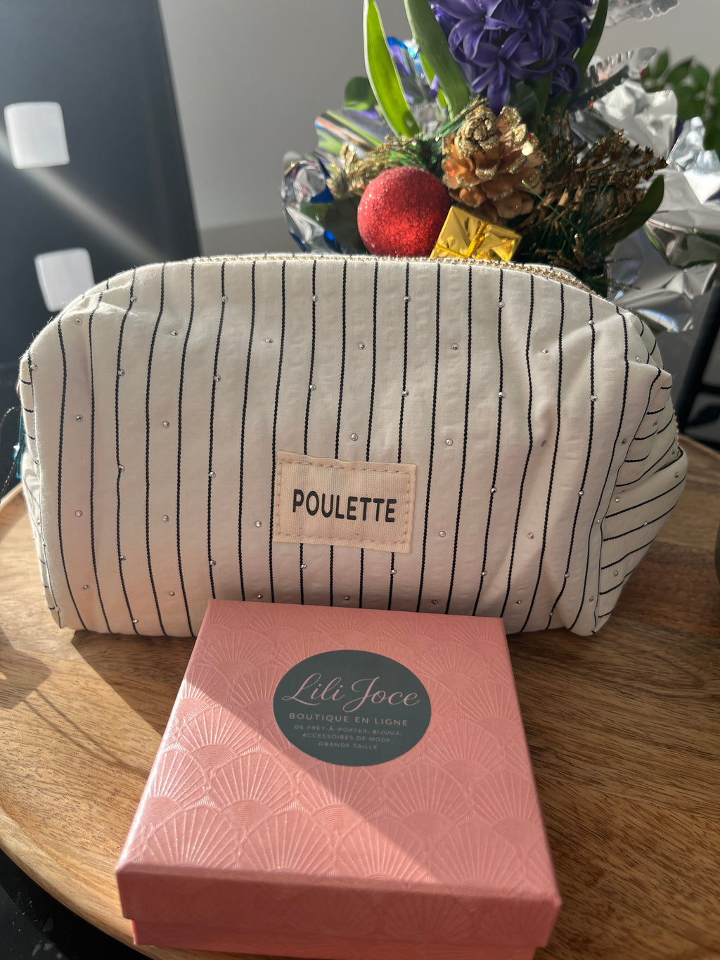 Trousse de toilettes coton 20*10cm