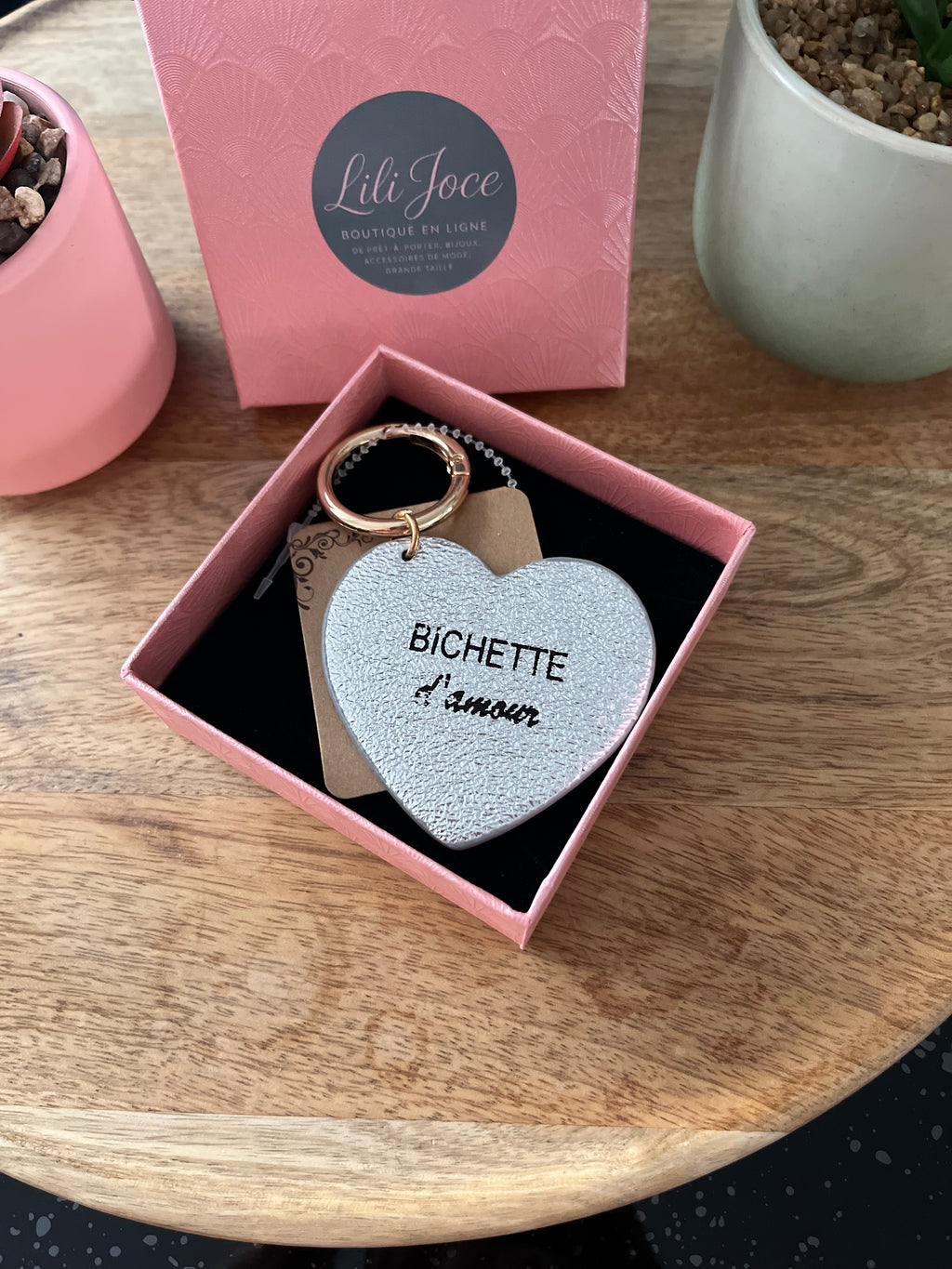 Porte clé Bichette Argent