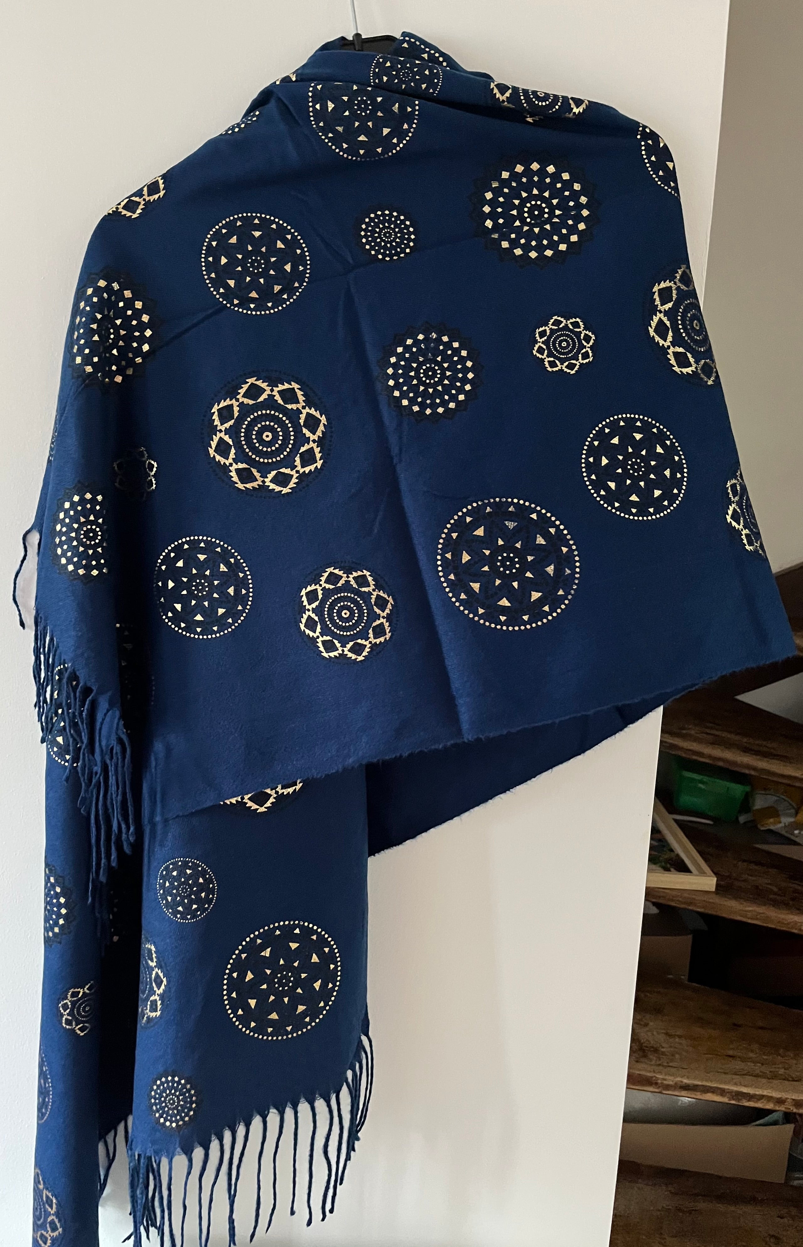 Echarpe Imprimé Dorure