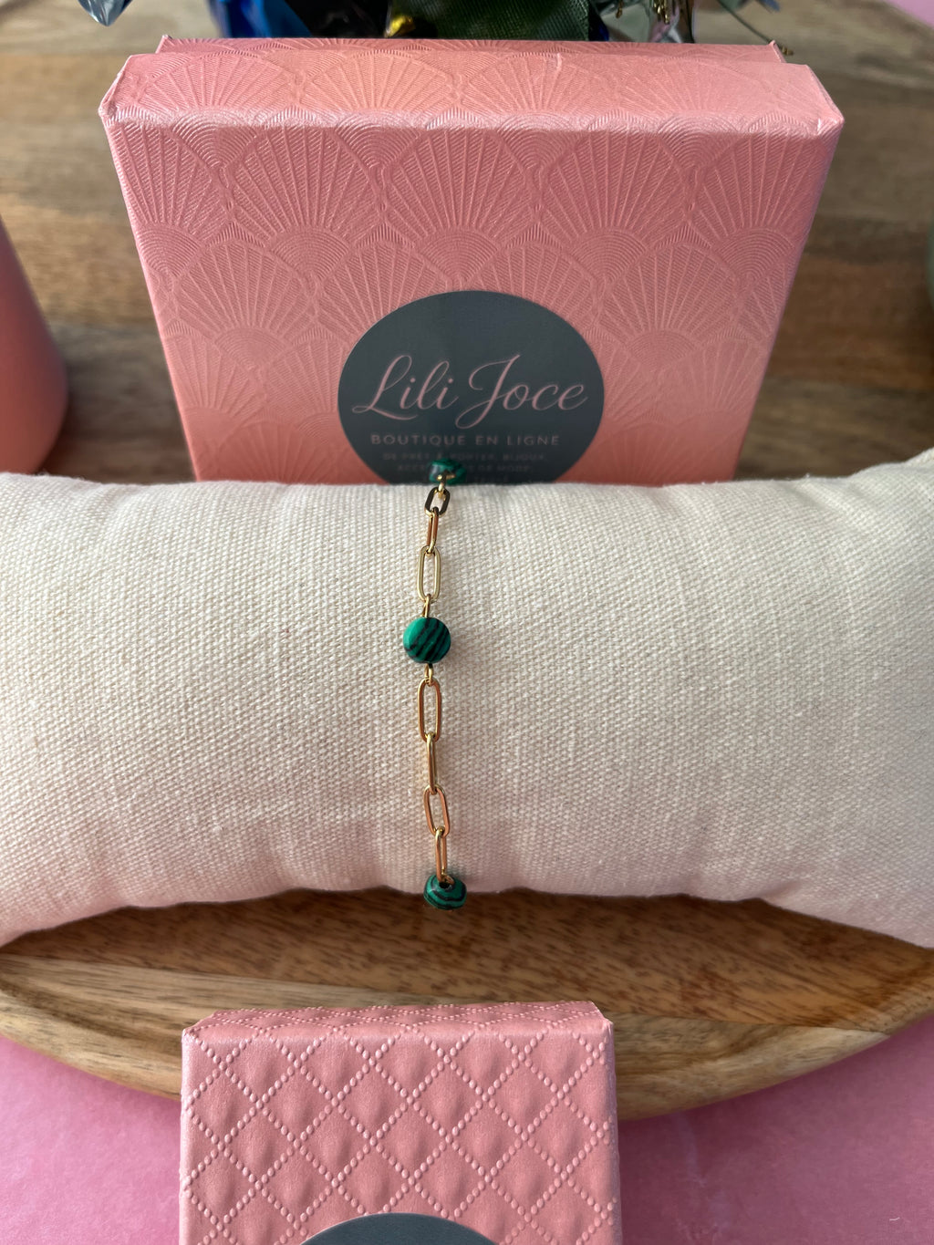 Bracelet Malachite...