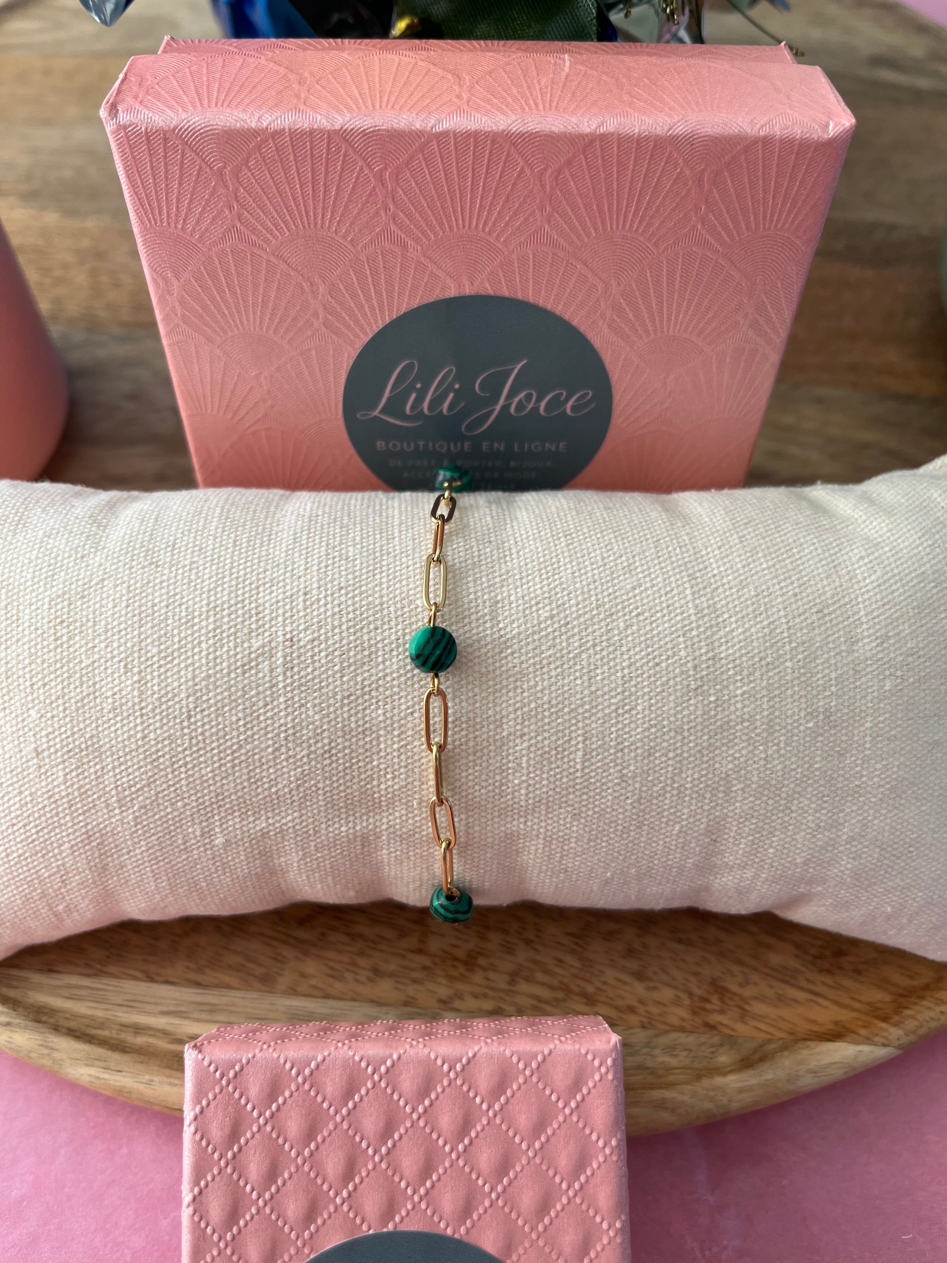 Bracelet Malachite...