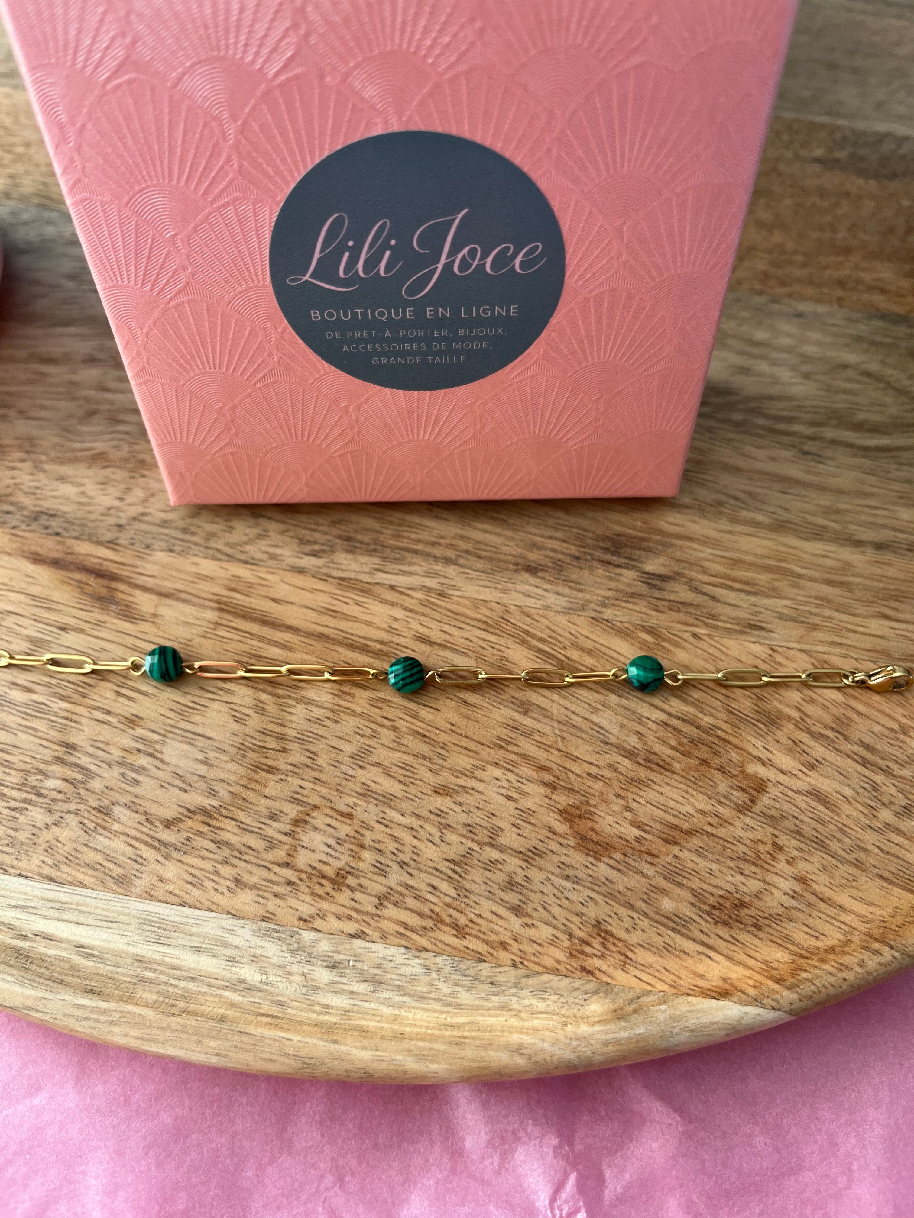 Bracelet Malachite...