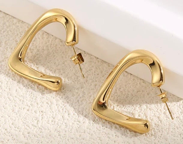 Boucles d'Oreilles "Margaux Dorée"