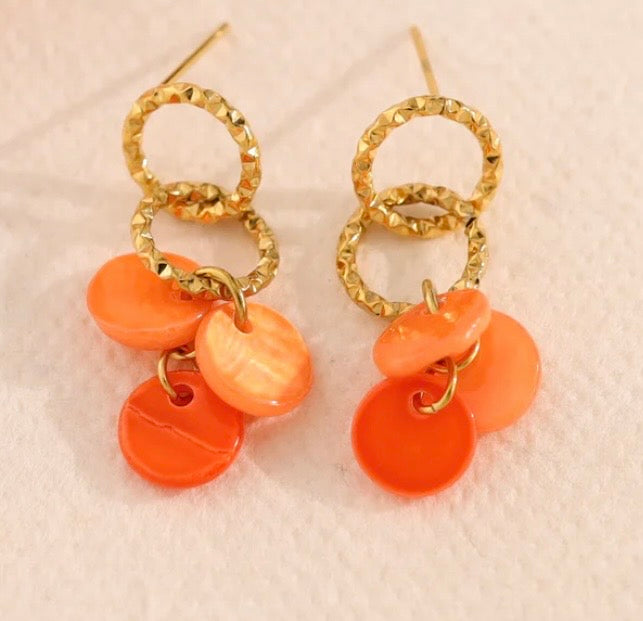 Boucles d'oreilles "Clémentine"