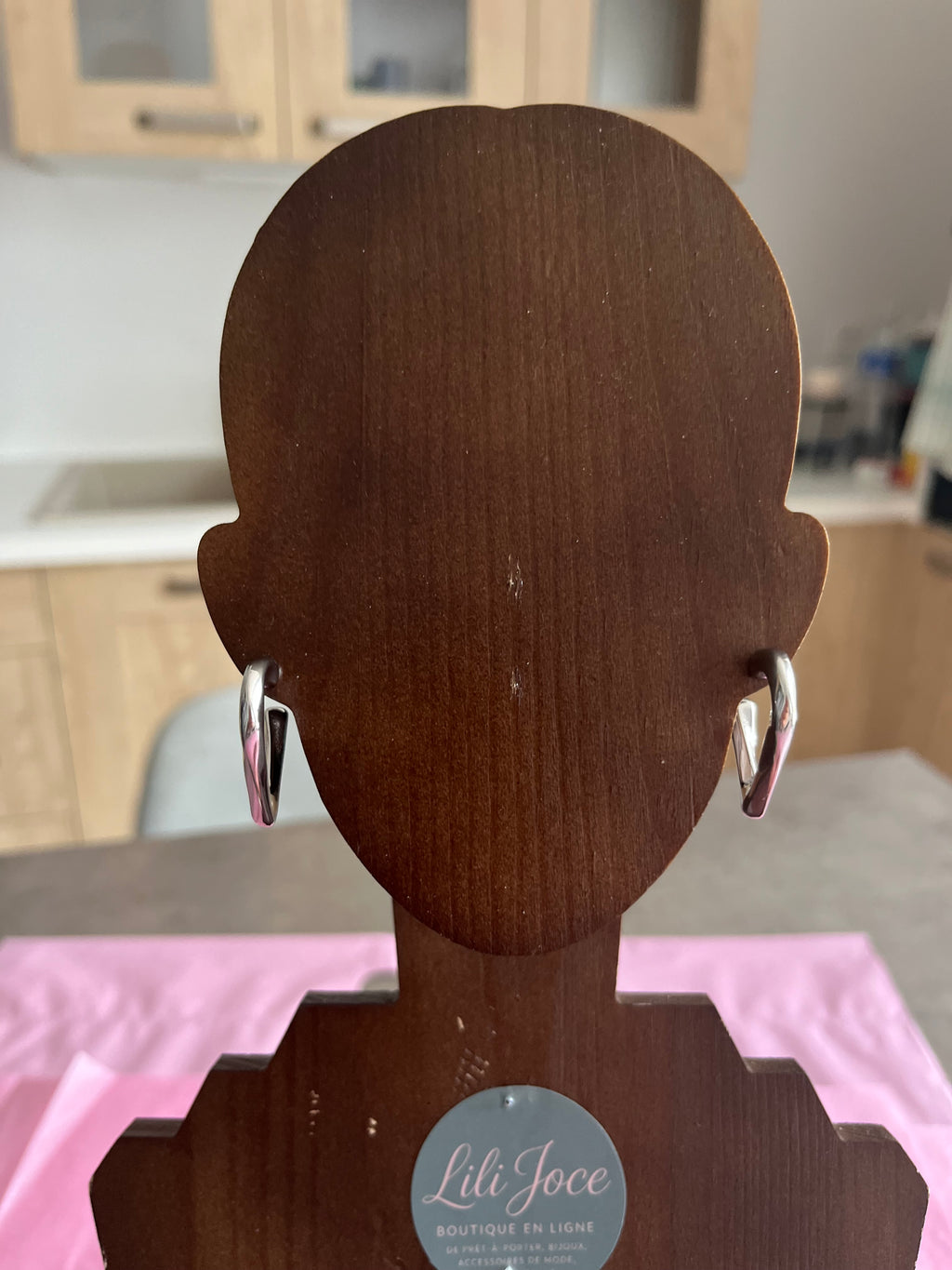 Boucles d'Oreilles "Margaux Argentée"..