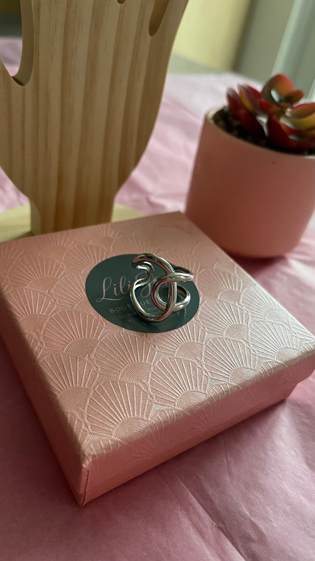 Bague "Croisé"