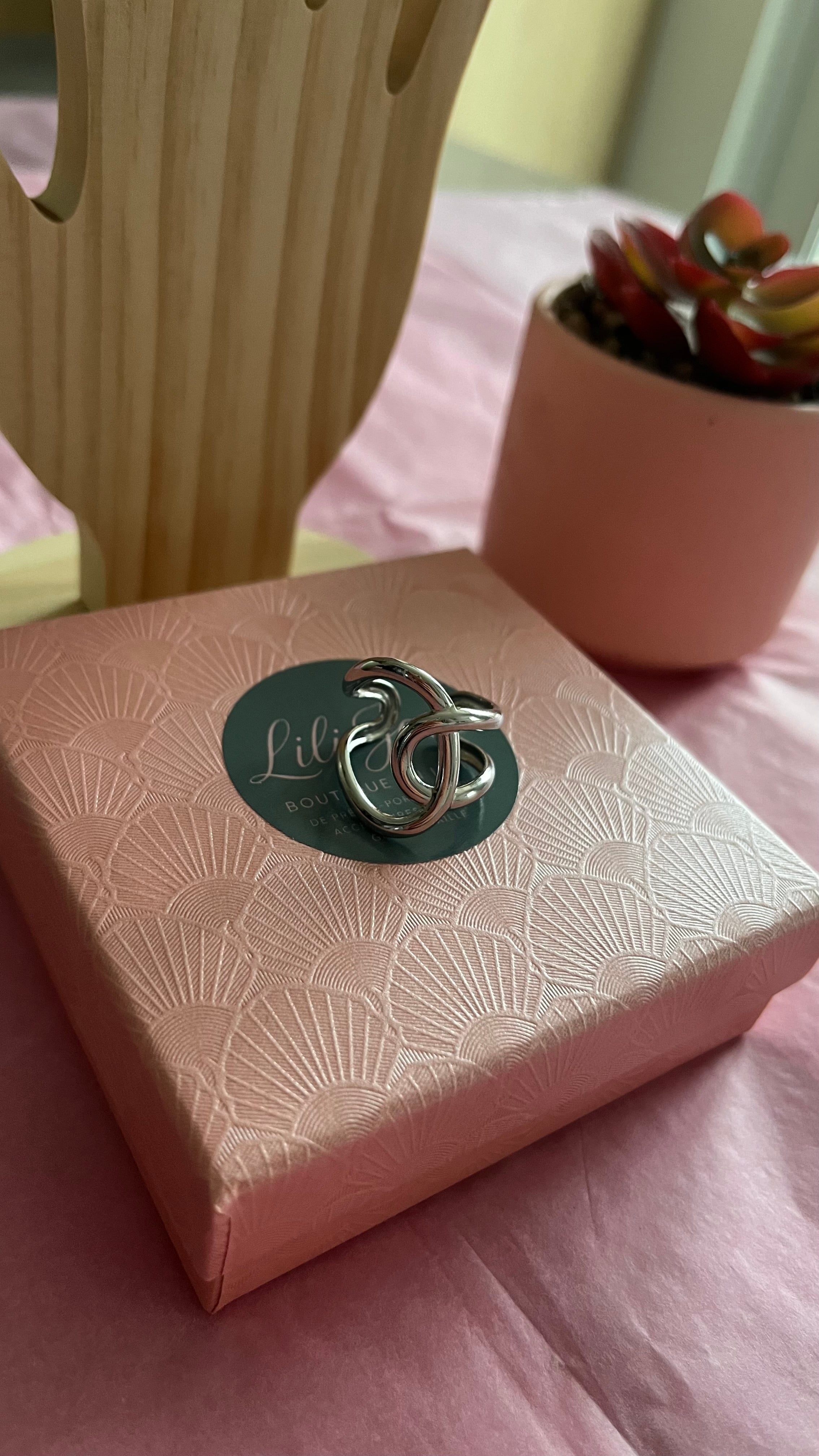 Bague "Croisé"