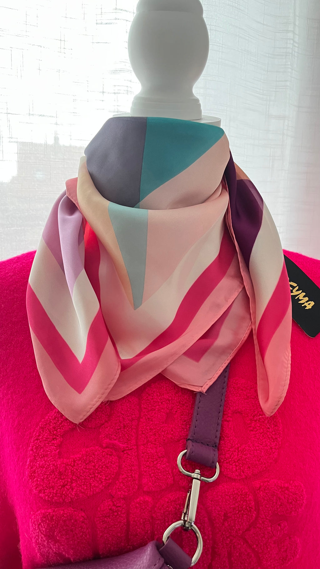 Foulard carré "Purple"
