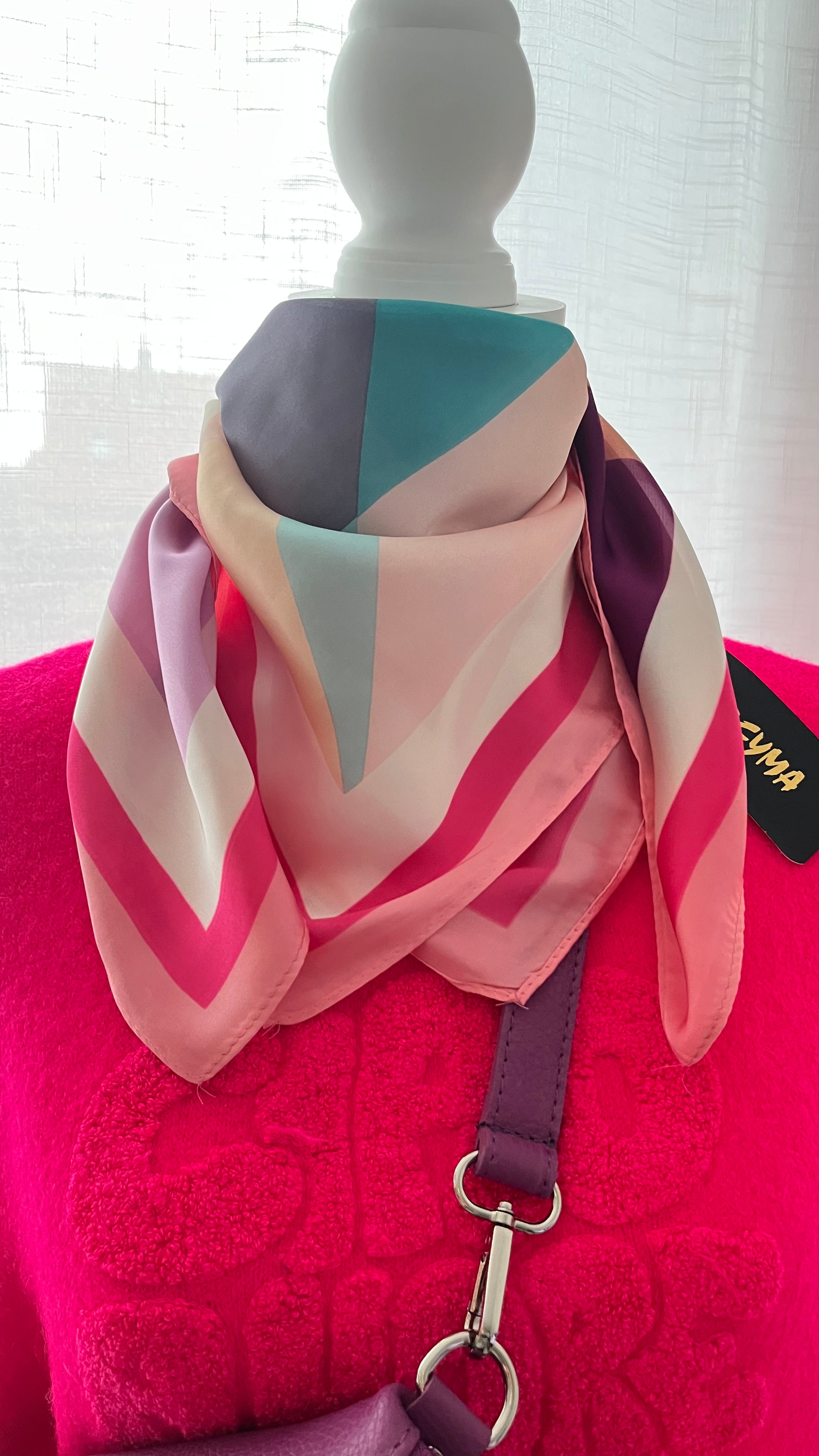 Foulard carré "Purple"