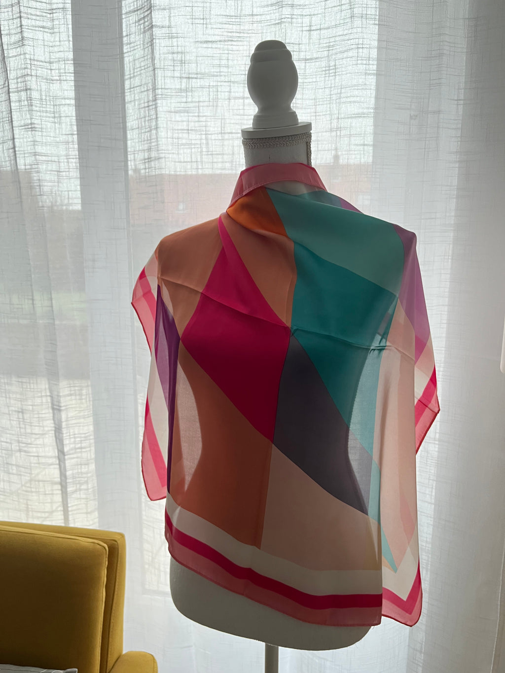Foulard carré "Purple"