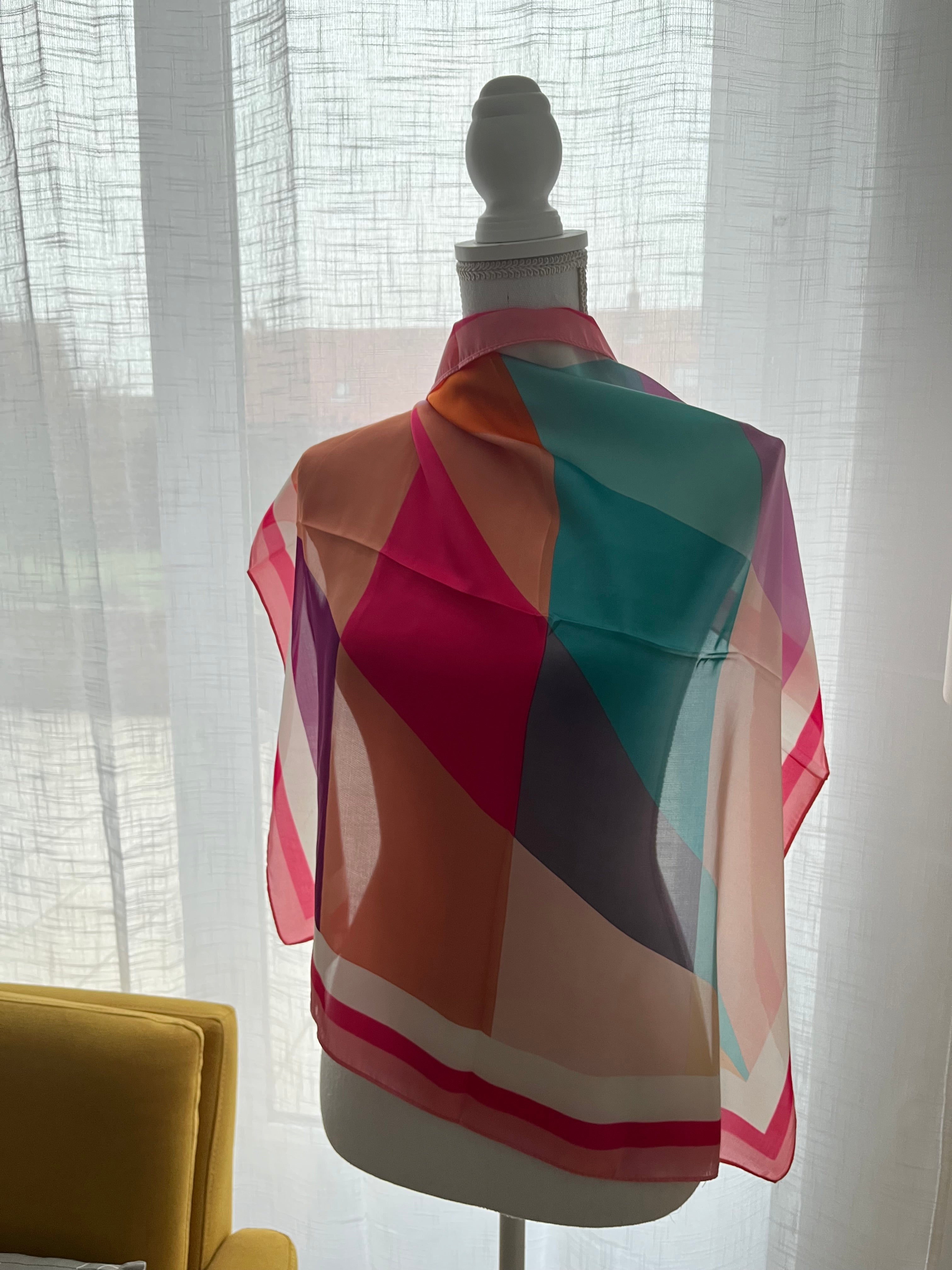 Foulard carré "Purple"