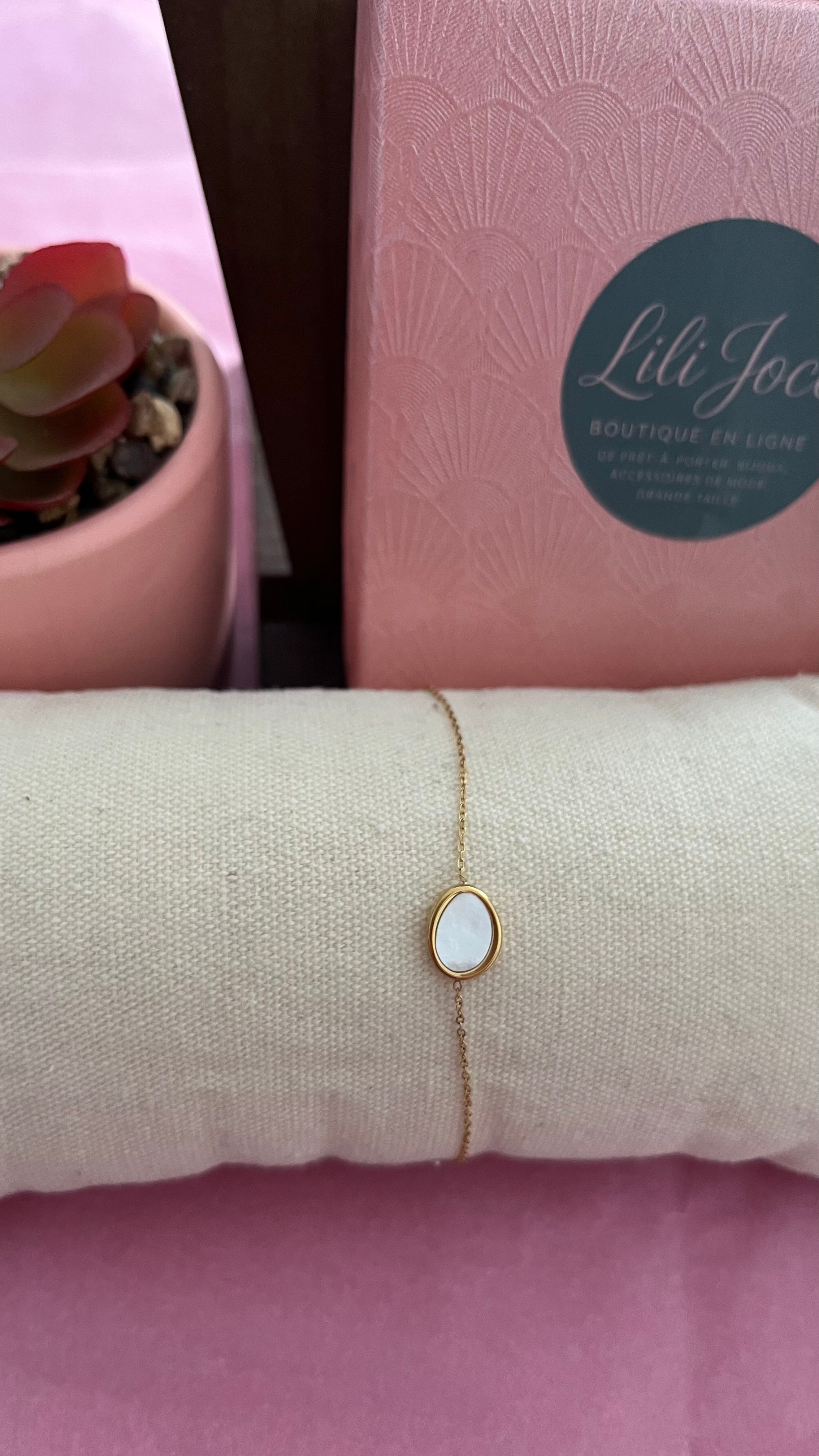 Bracelet avec nacre "Deren"..