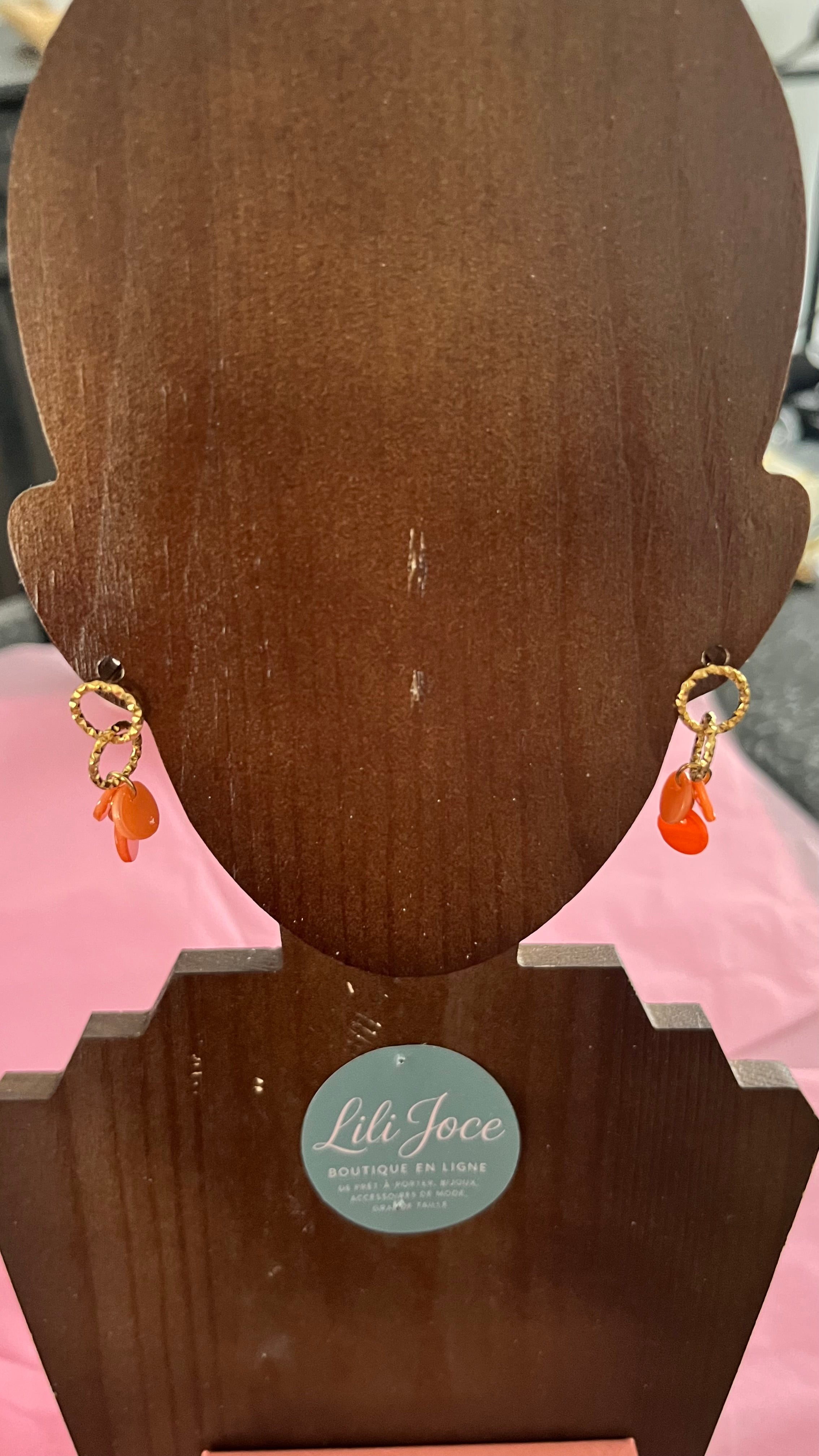 Boucles d'oreilles "Clémentine"