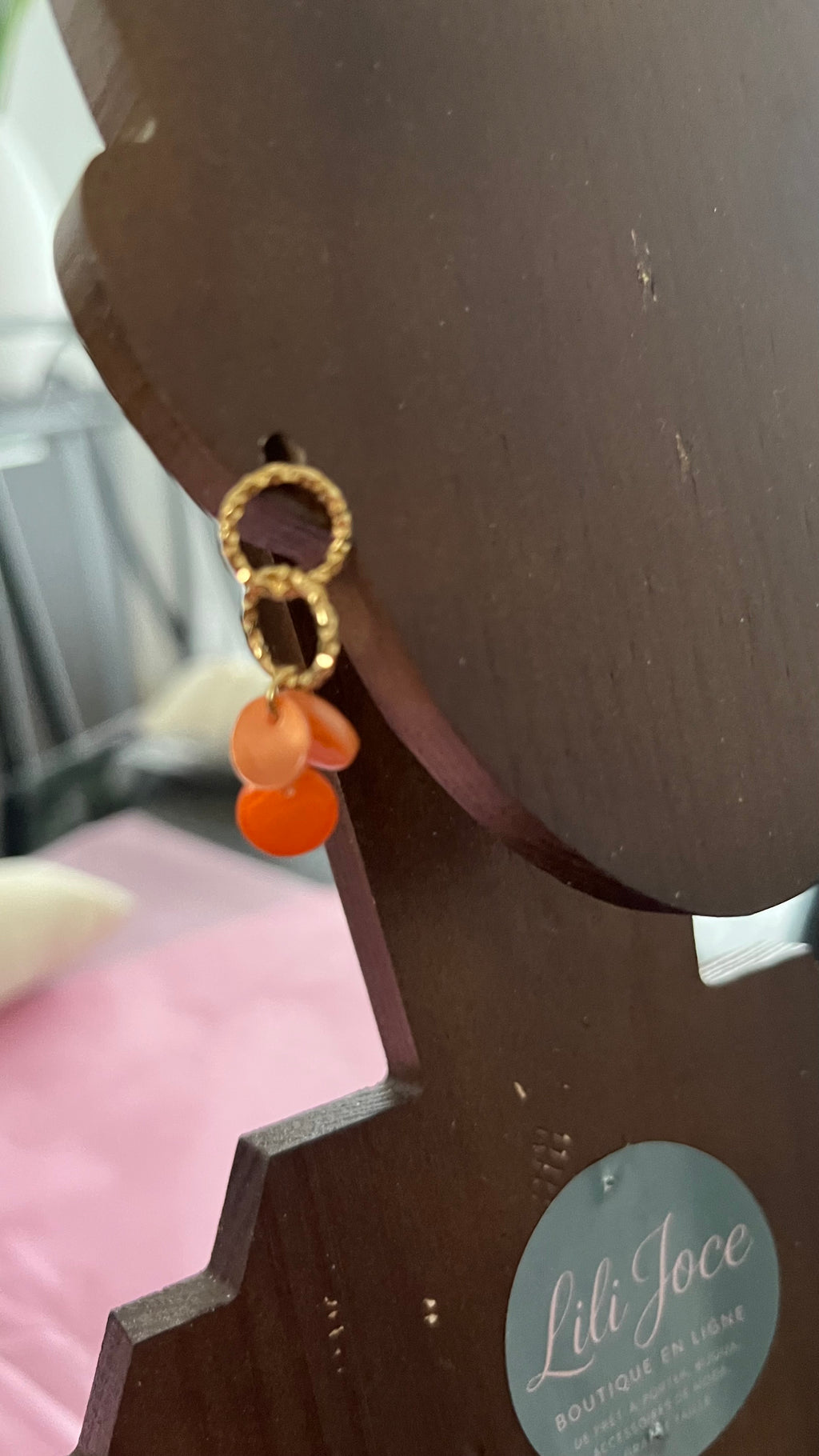 Boucles d'oreilles "Clémentine"