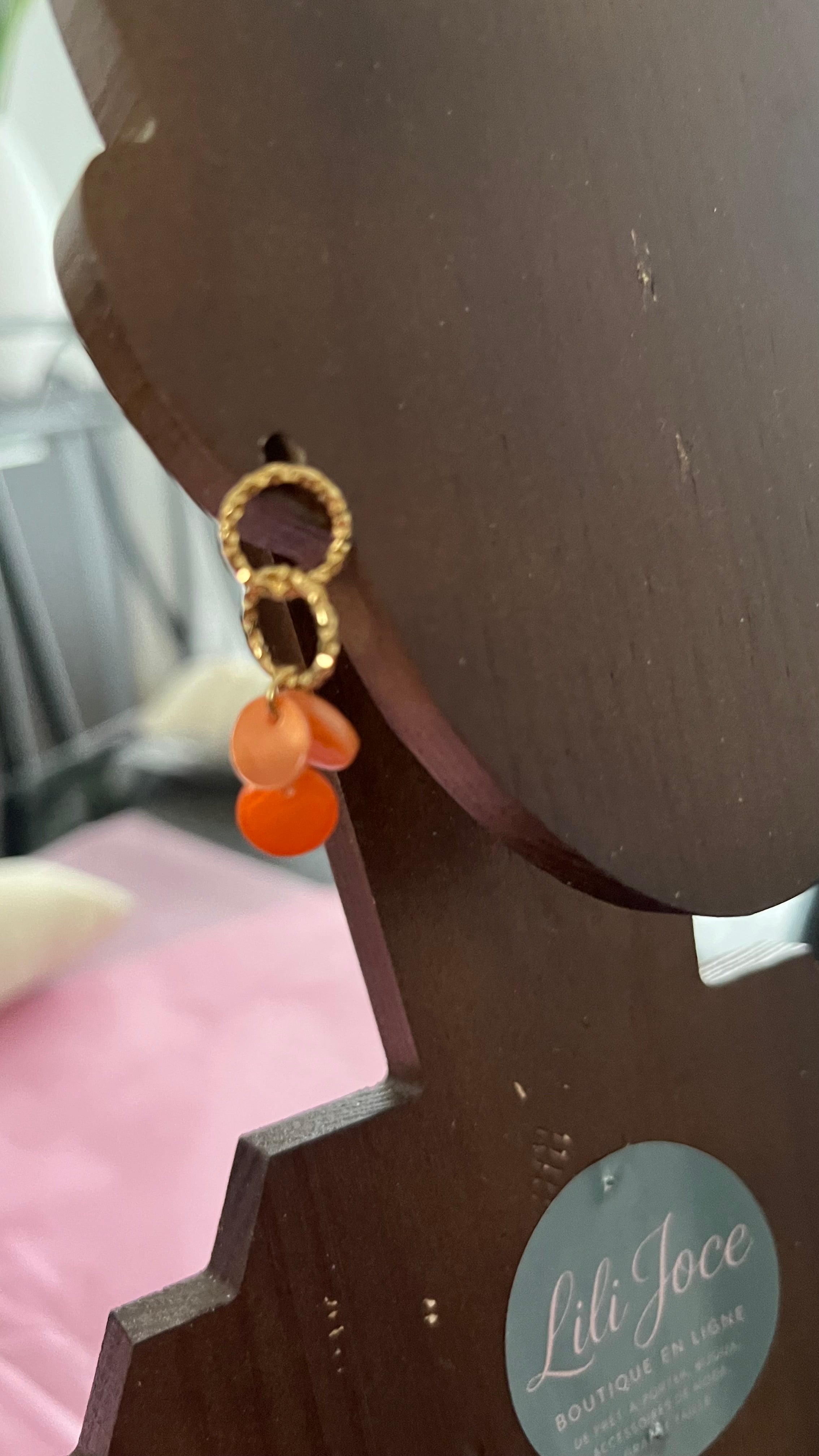 Boucles d'oreilles "Clémentine"