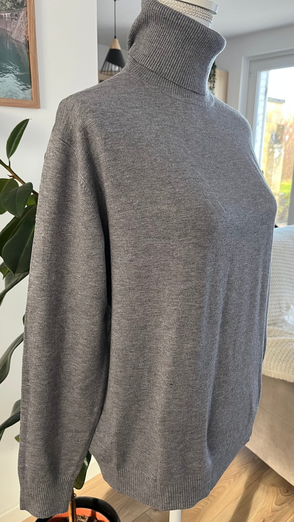 Pull col roulé