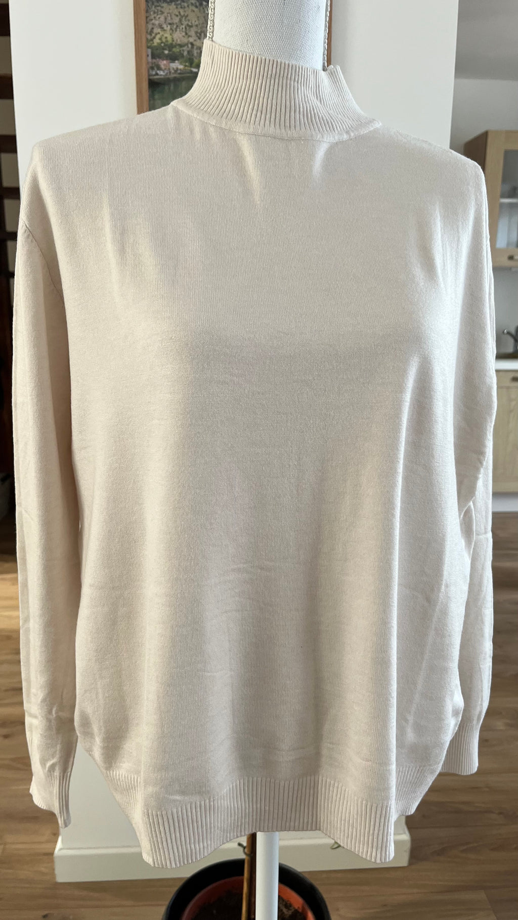 Pull col légèrement montant