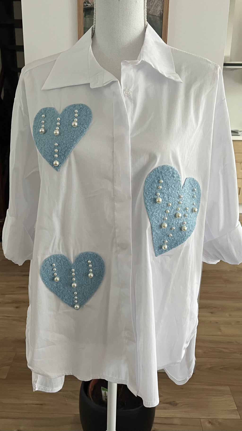 Chemise "Cœur d'Azur"