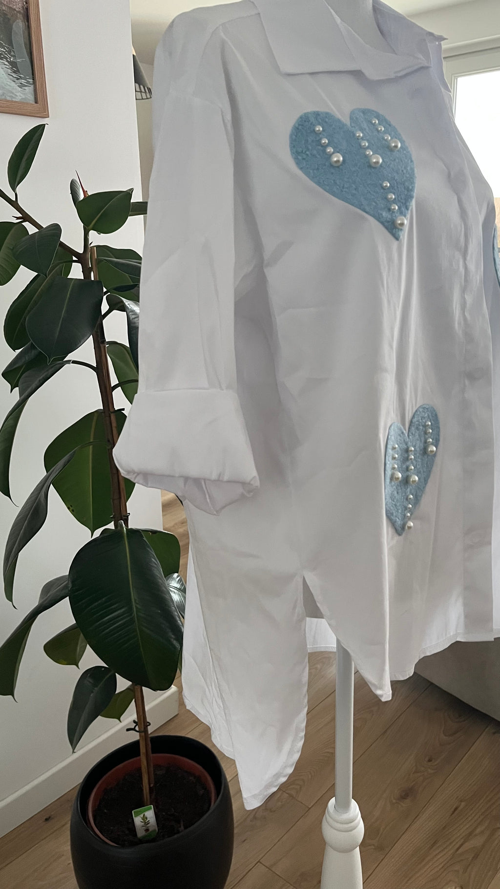Chemise "Cœur d'Azur"