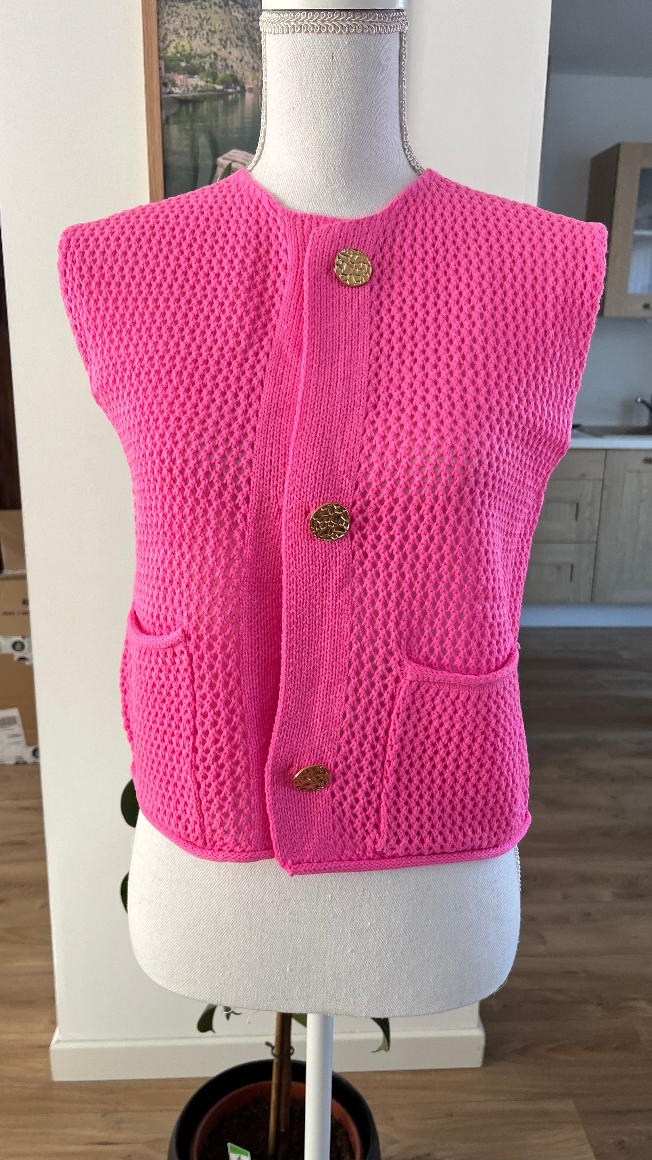 Gilet sans manches "Magenta"