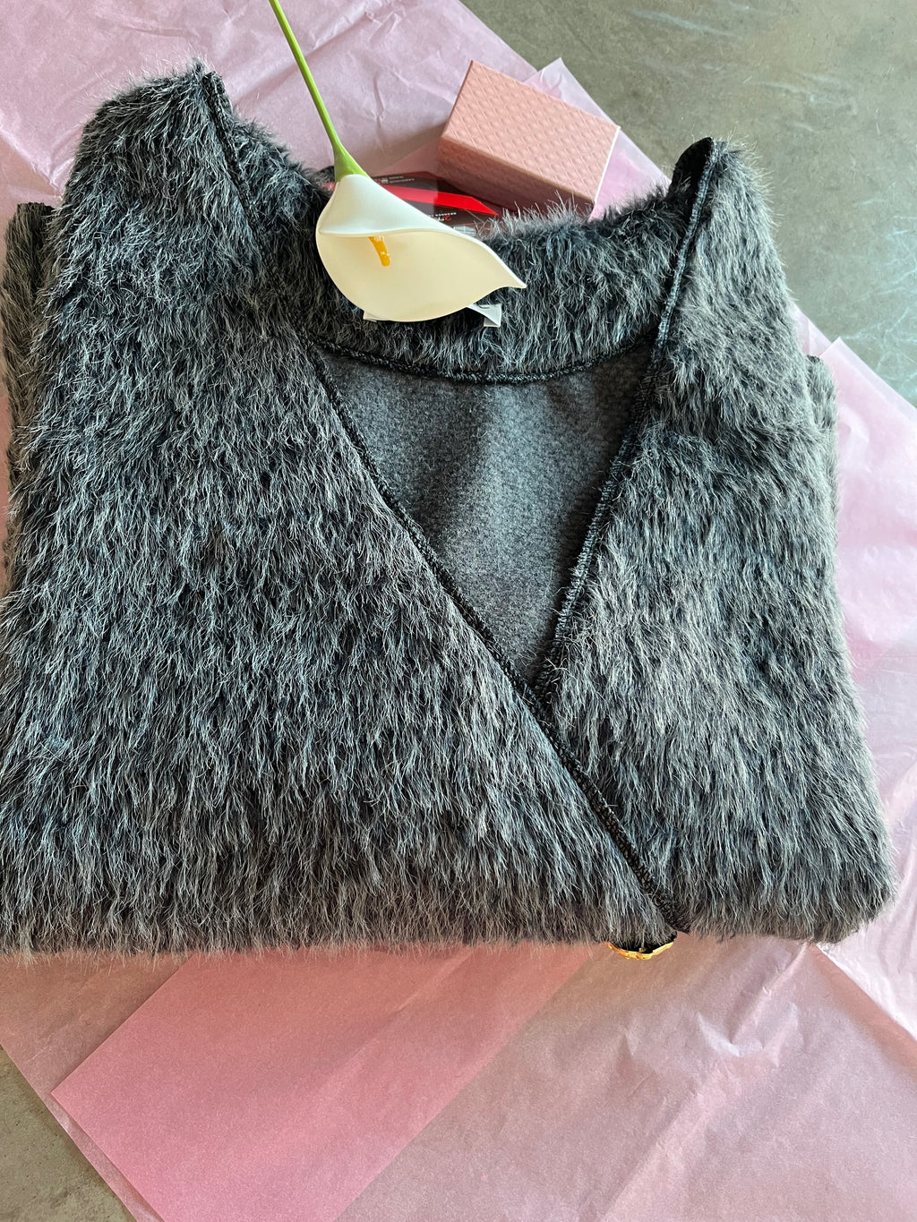 Gilet Fausse Fourrure avec bouton