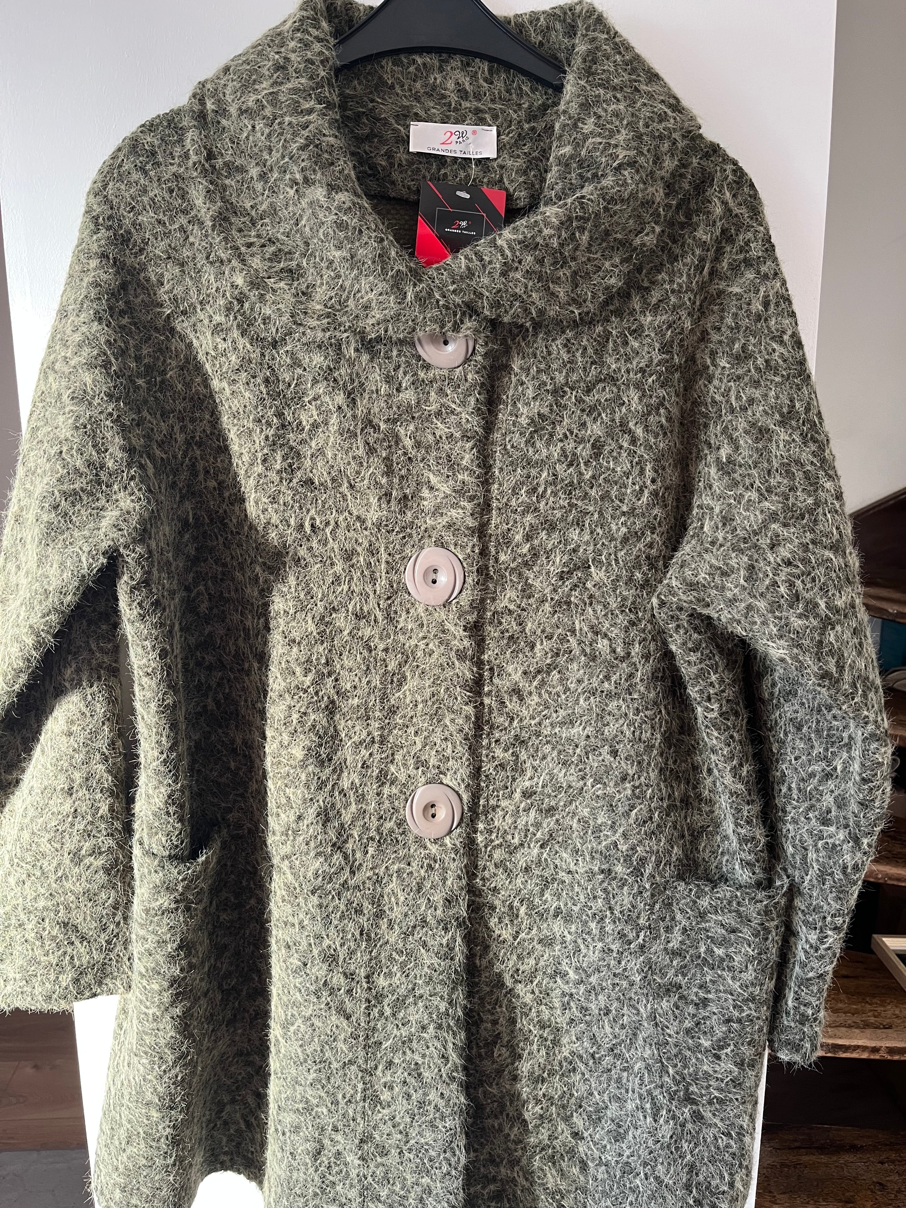 Manteau fausse fourrure