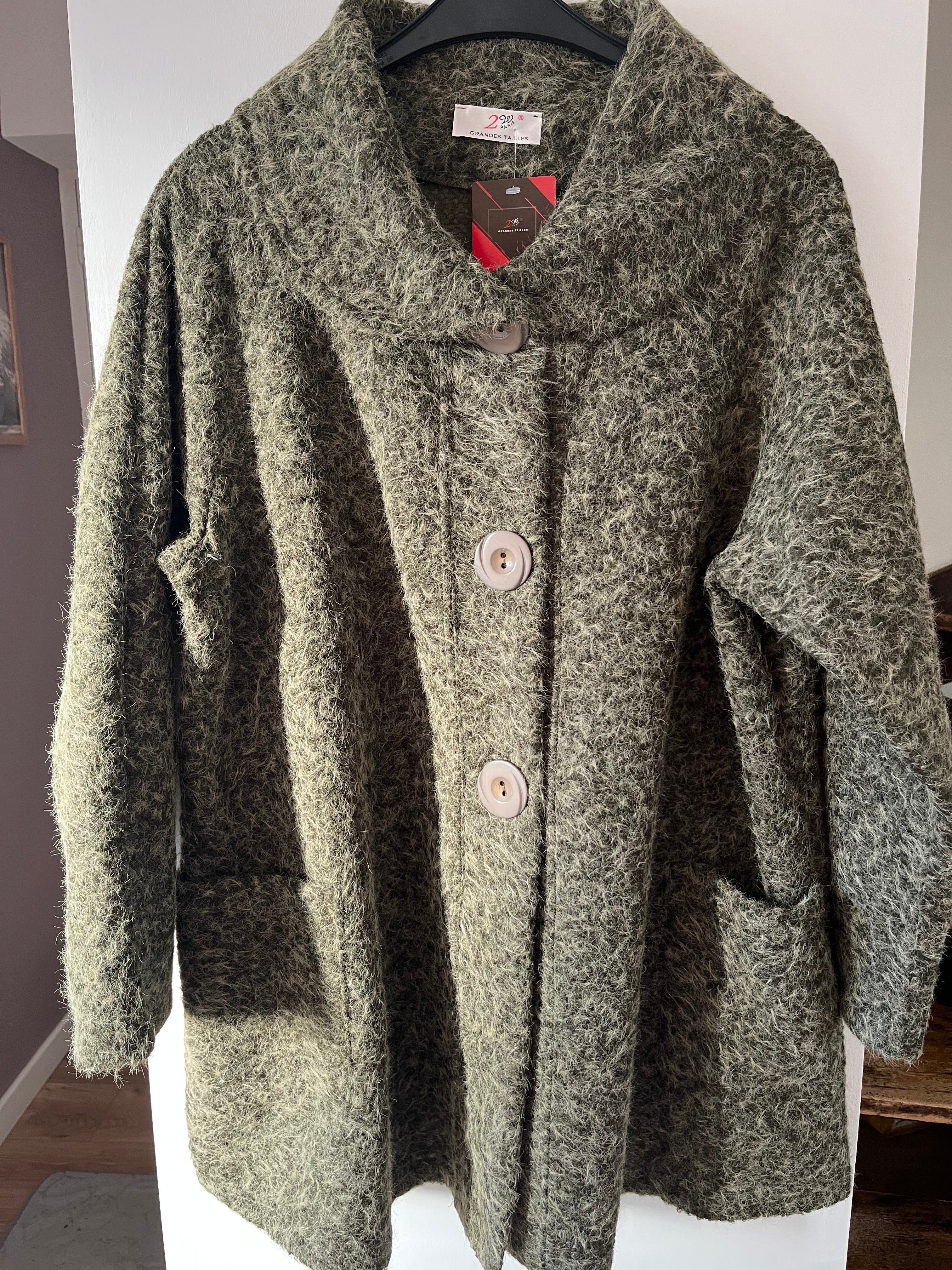 Manteau fausse fourrure