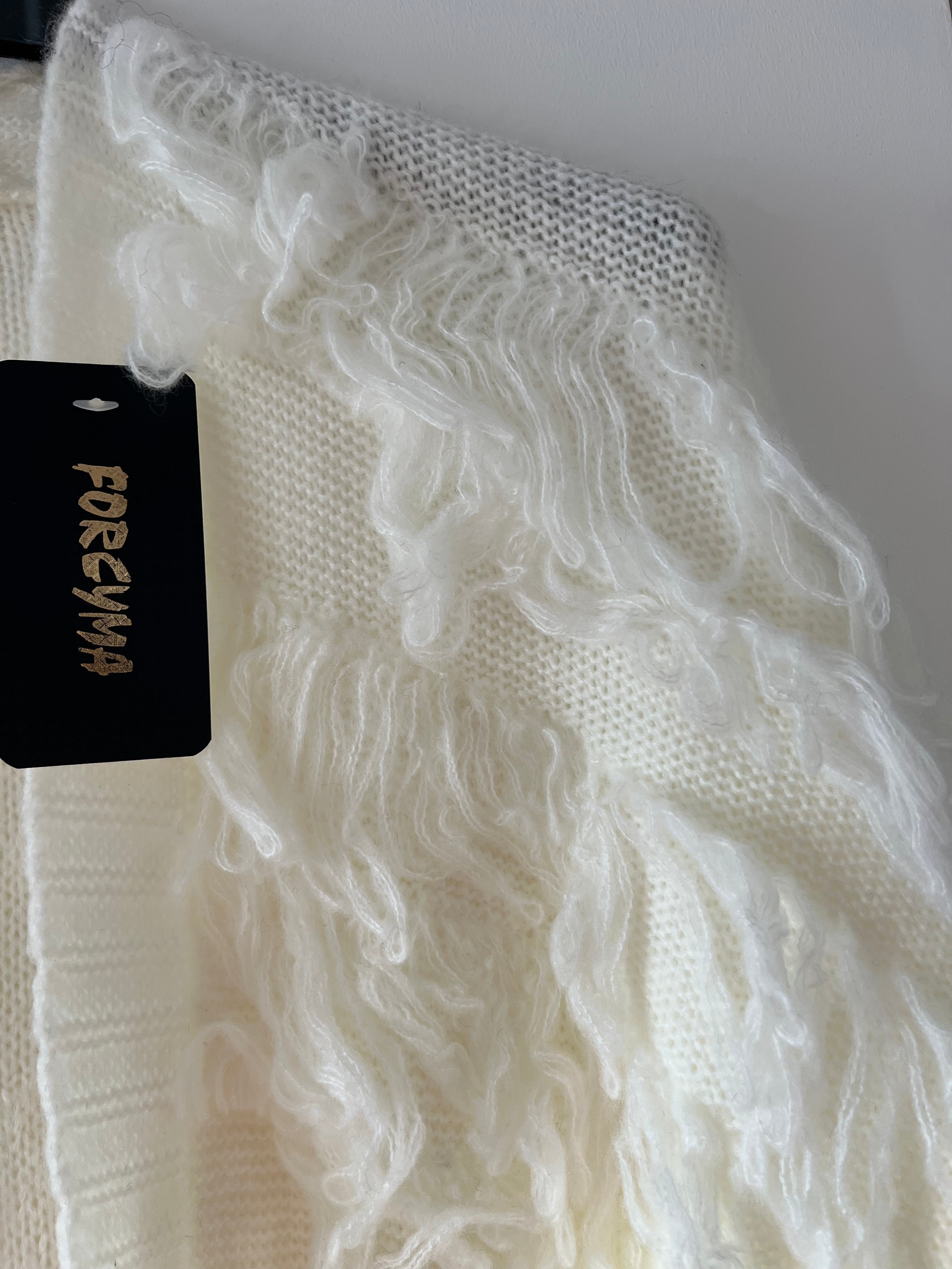 Gilet ouvert à franges