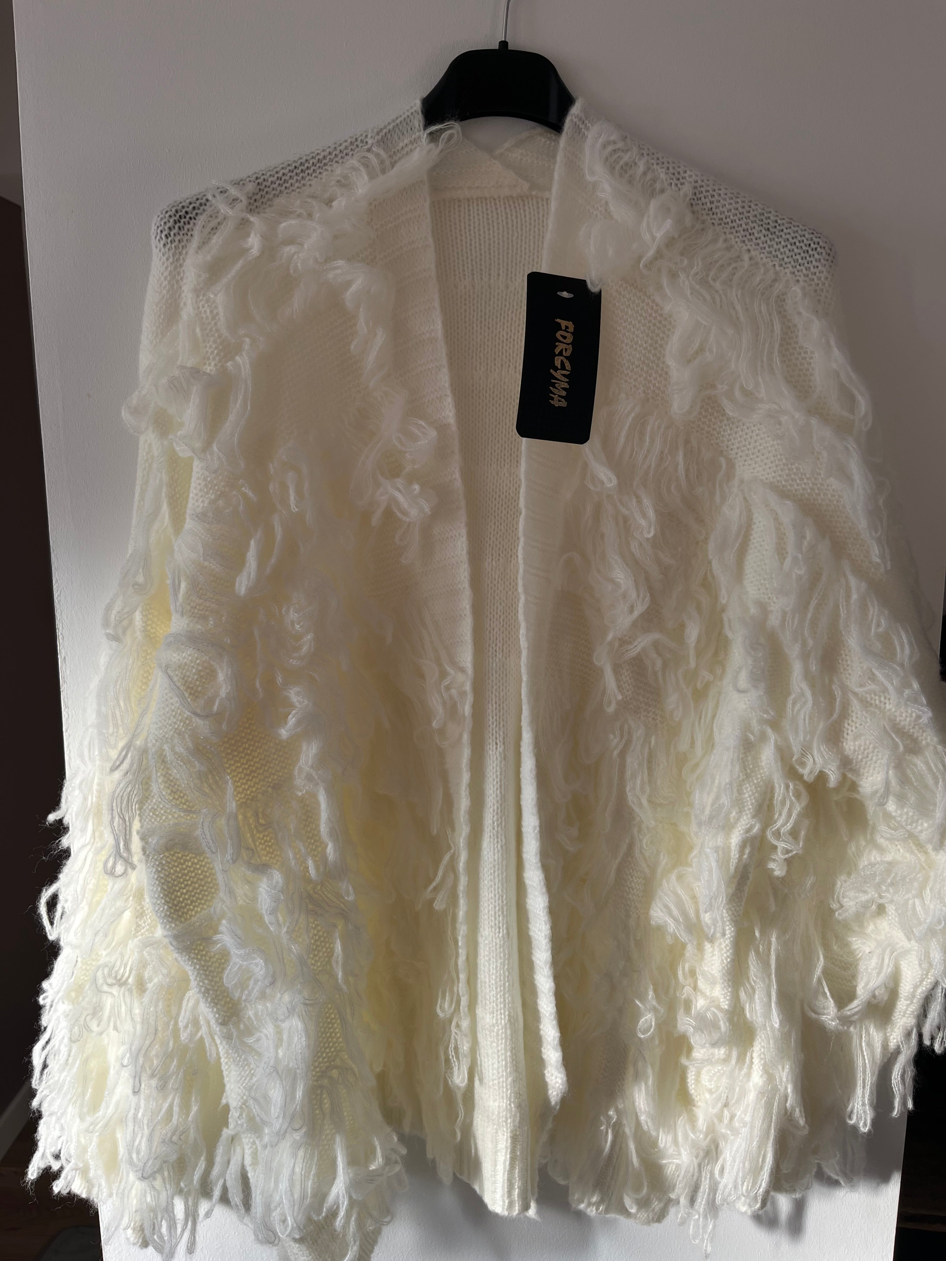 Gilet ouvert à franges