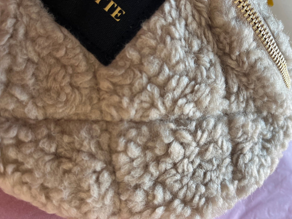 Sac banane Fausse Fourrure Champagne !