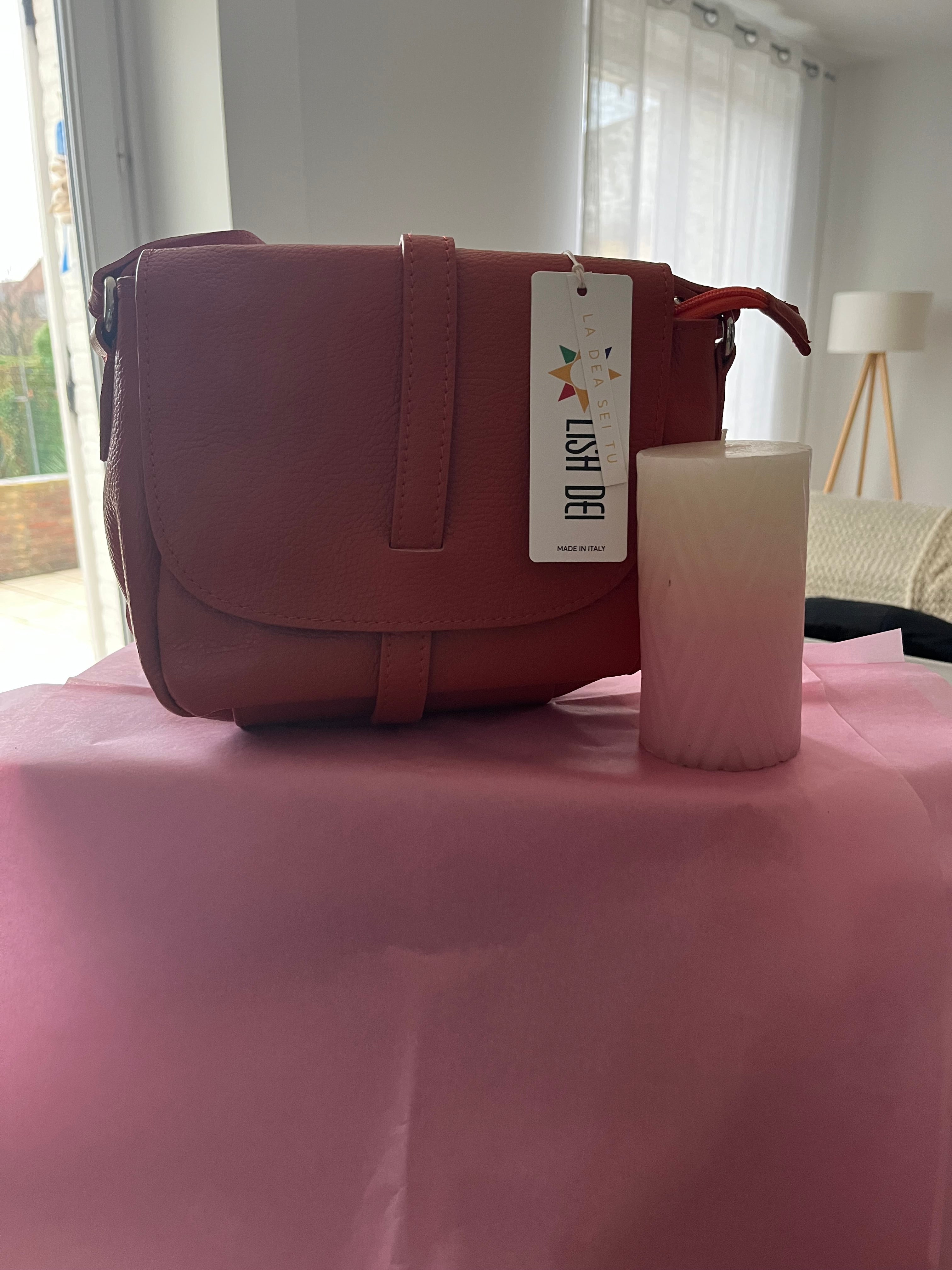 Sac Bandoulière en cuir véritable italien