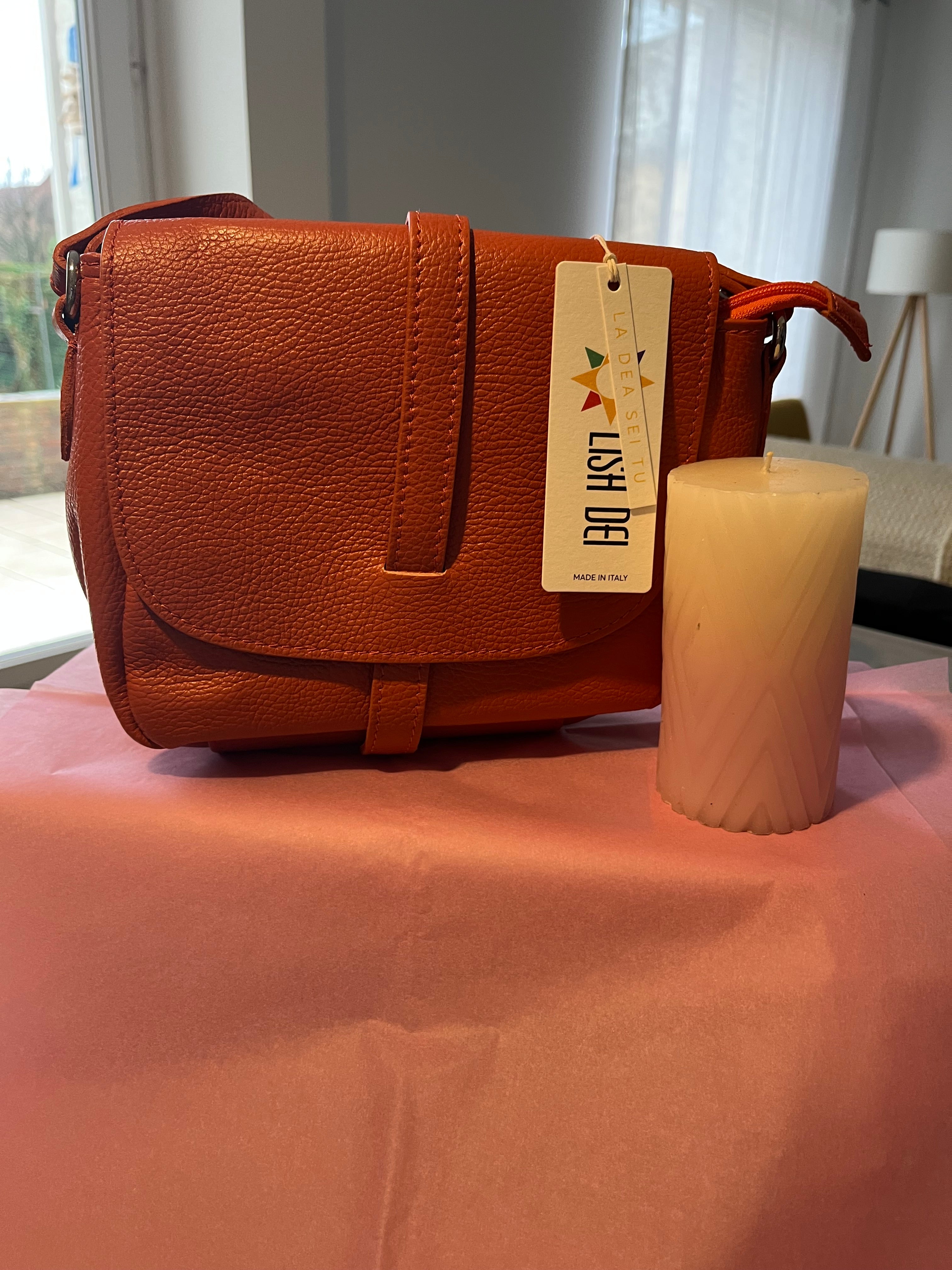 Sac Bandoulière en cuir véritable italien