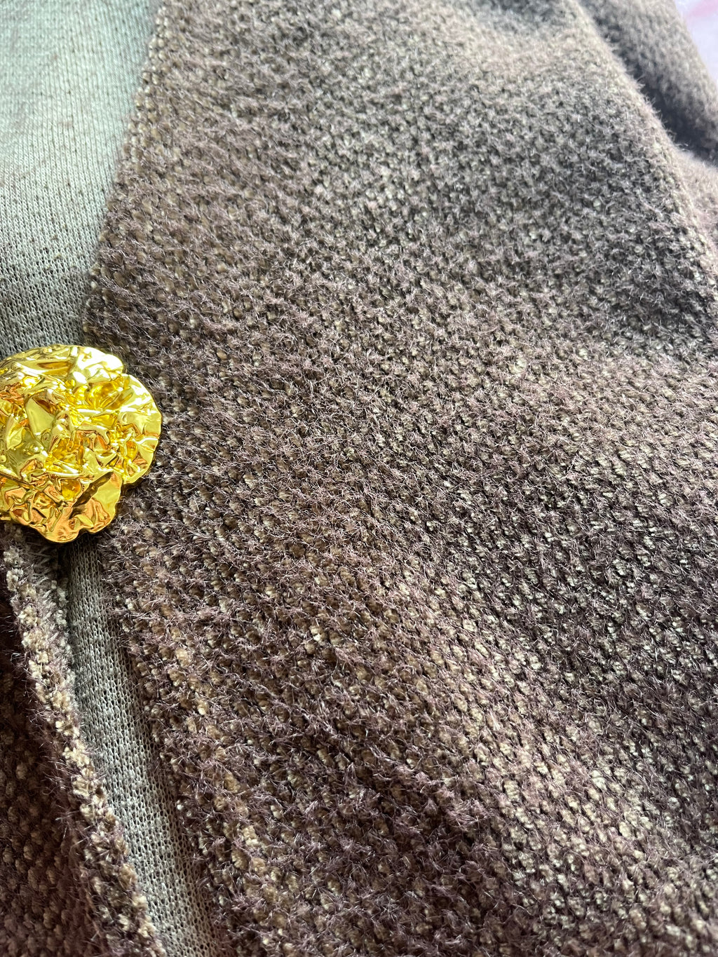 Gilet grande taille chocolat