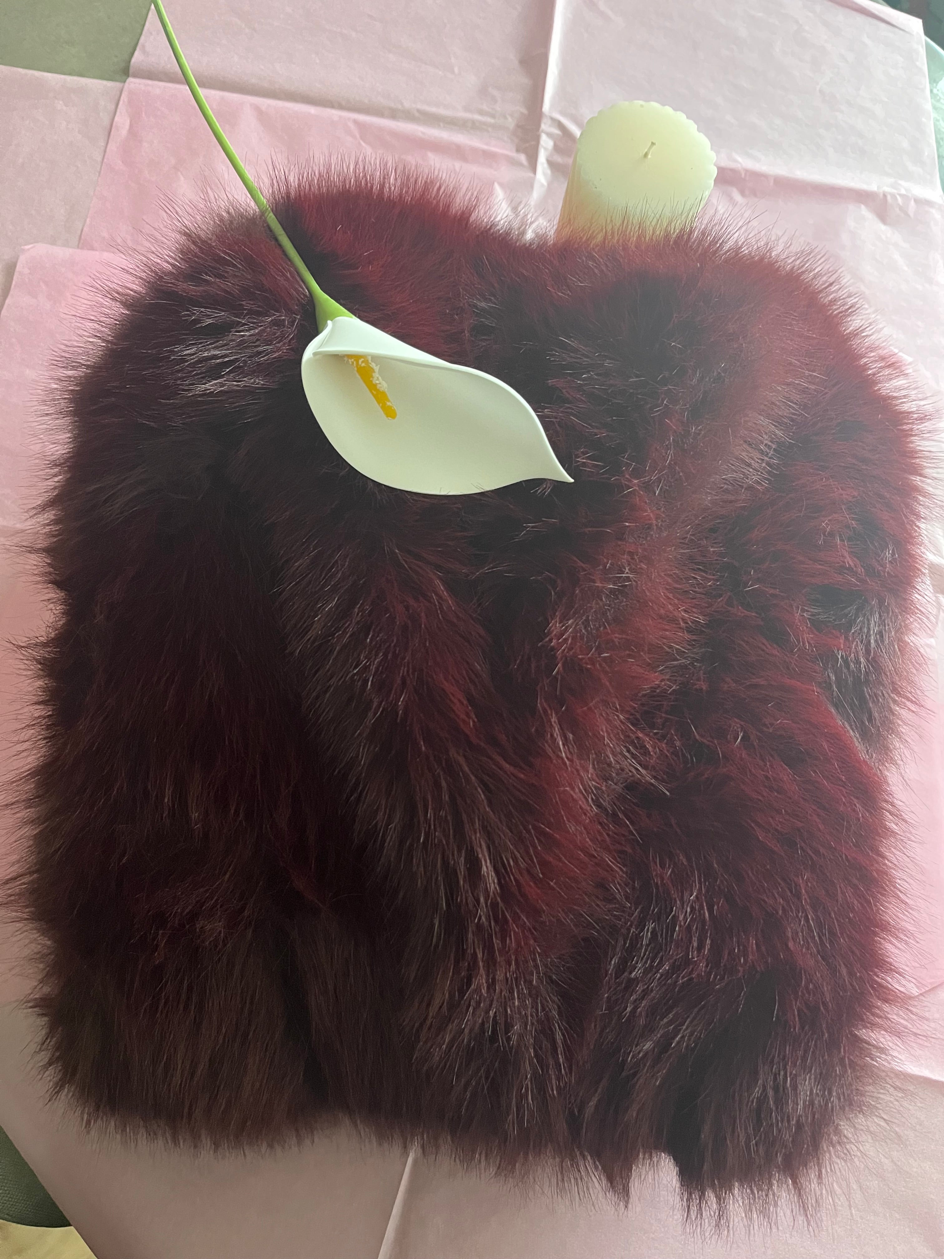 Gilet sans manches Bordeaux TU