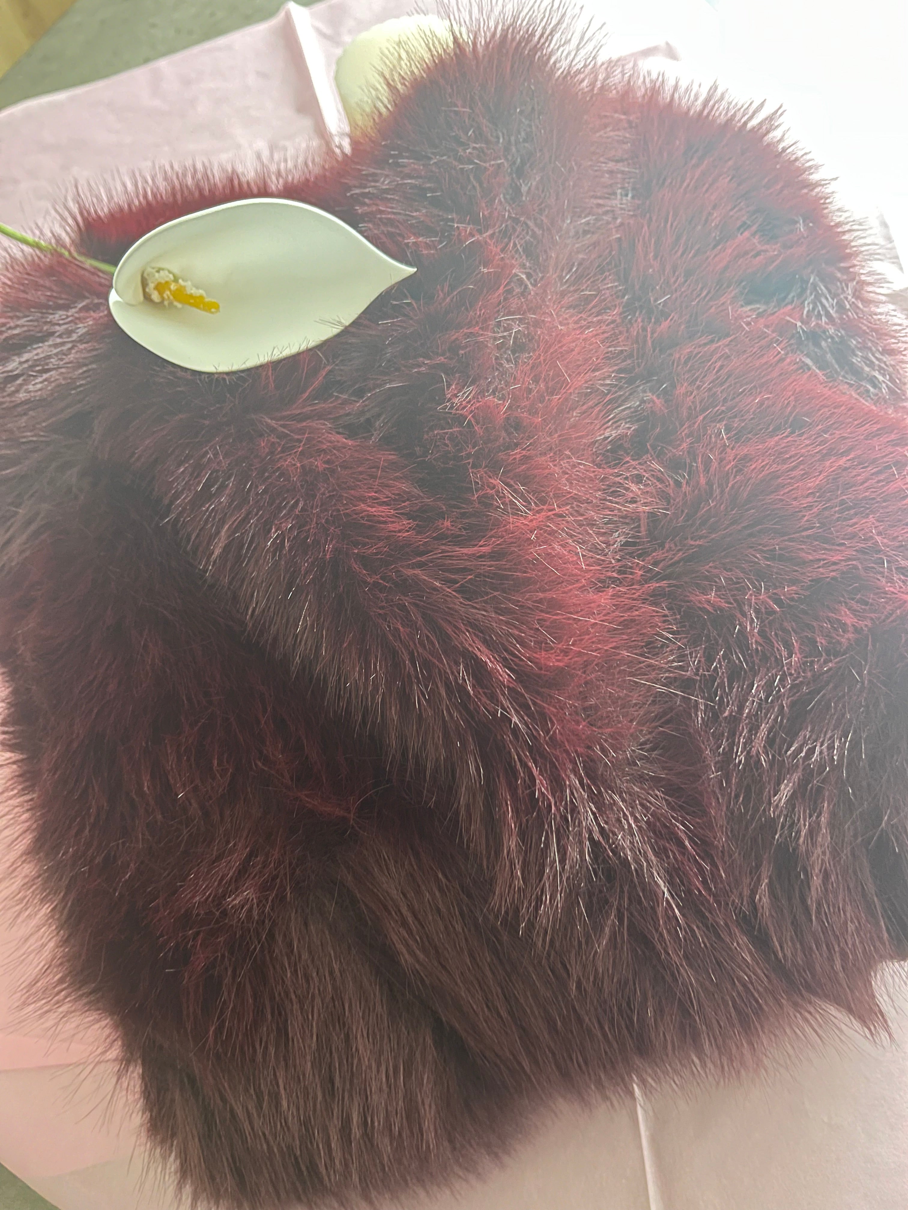 Gilet sans manches Bordeaux TU